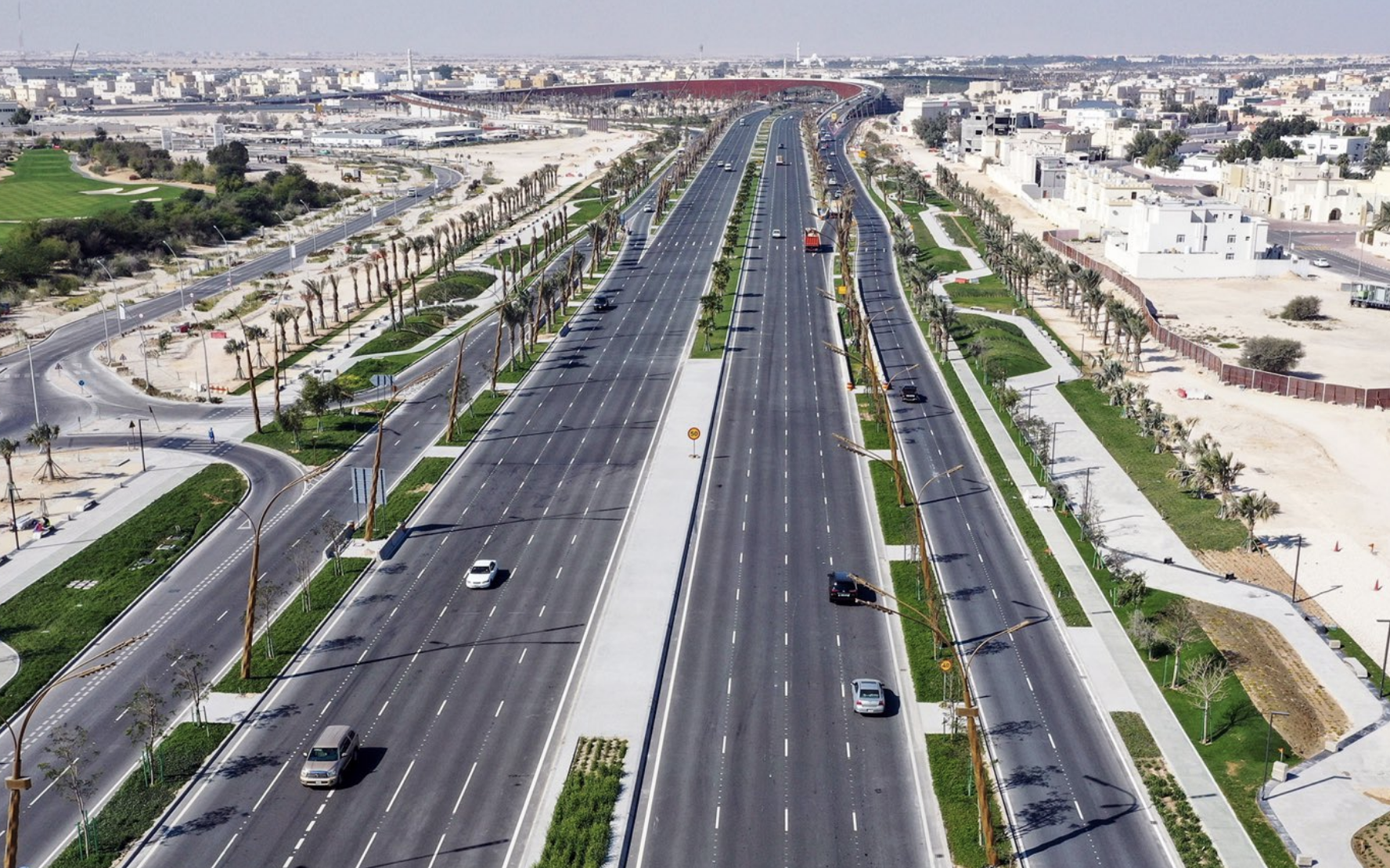 Major highway construction project in Qatar by ATB Group